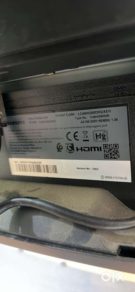 Samsung odyssy ultra wide monitor 49 inch for sale