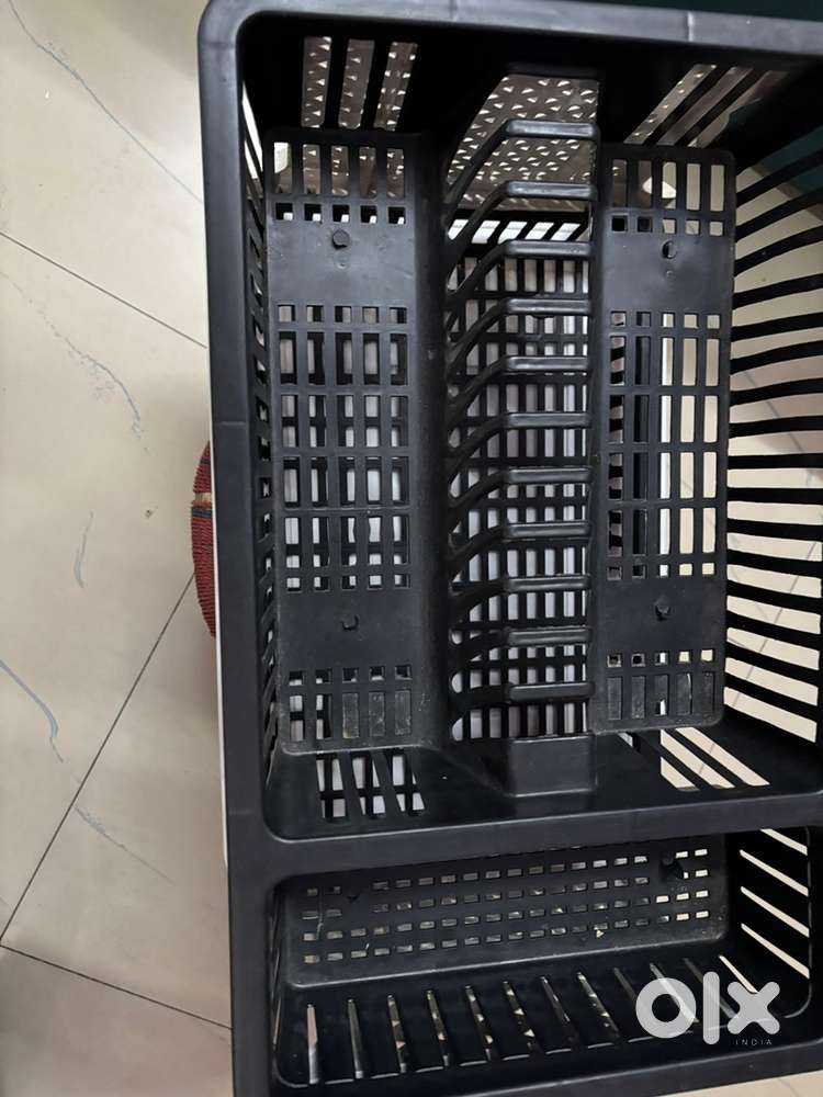 2-Tier Plastic Dish Rack / Kitchen Organizer for Sale