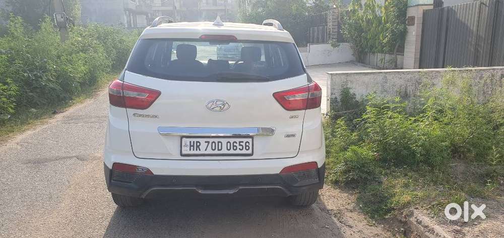 Petrol Automatic Creta White Color With Vip Number For Urgent Sale