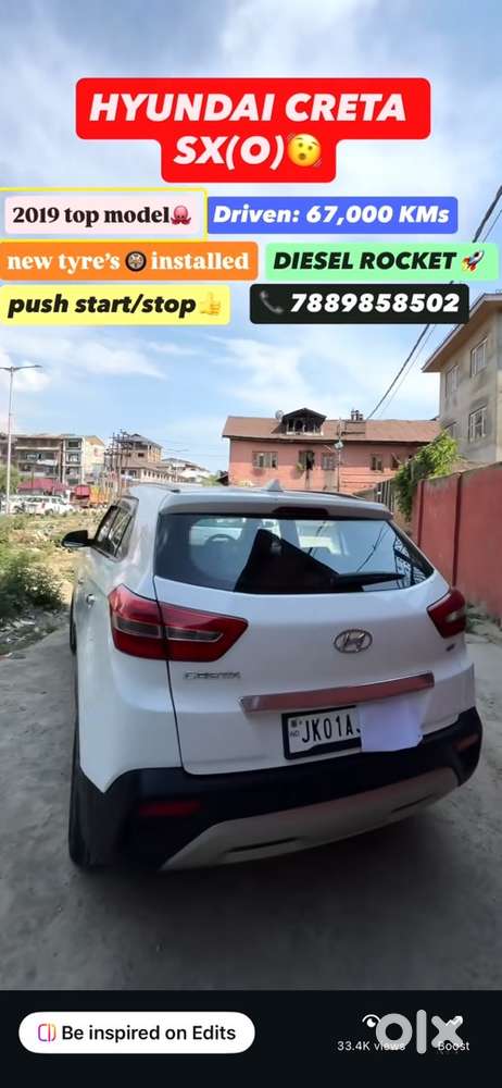 Hyundai Creta Diesel Manual 2019