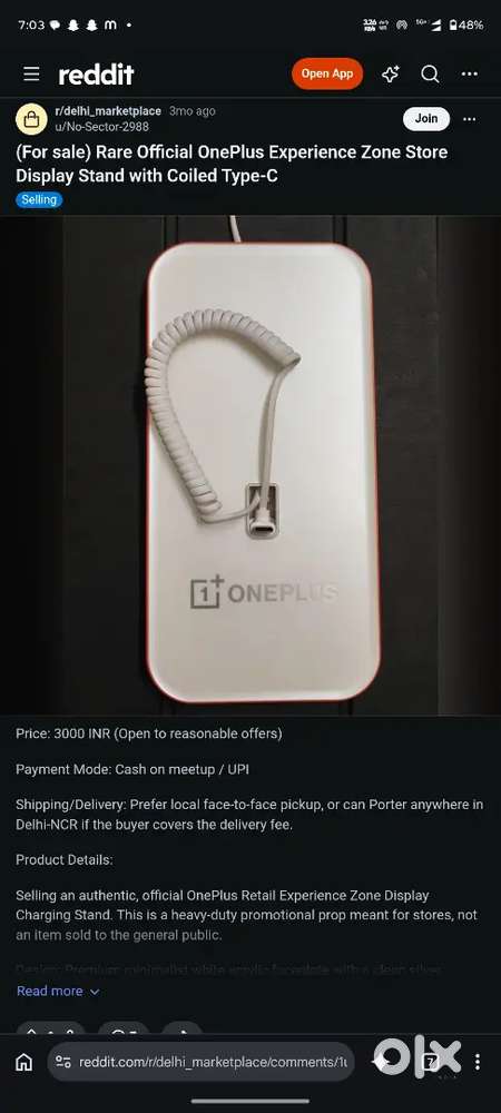 Oneplus charger Plus mobile detector