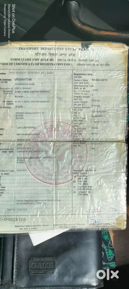 Mahindra Scorpio Classic 2013 Diesel Manual
