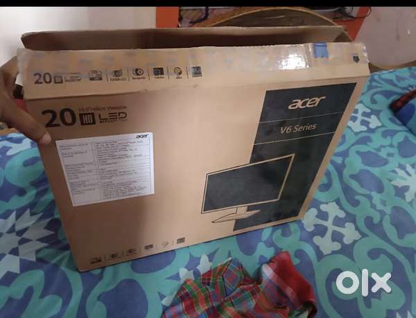 computer setup,Acer monitor, Zebronics cpu,i3 processor 1tb hardisk