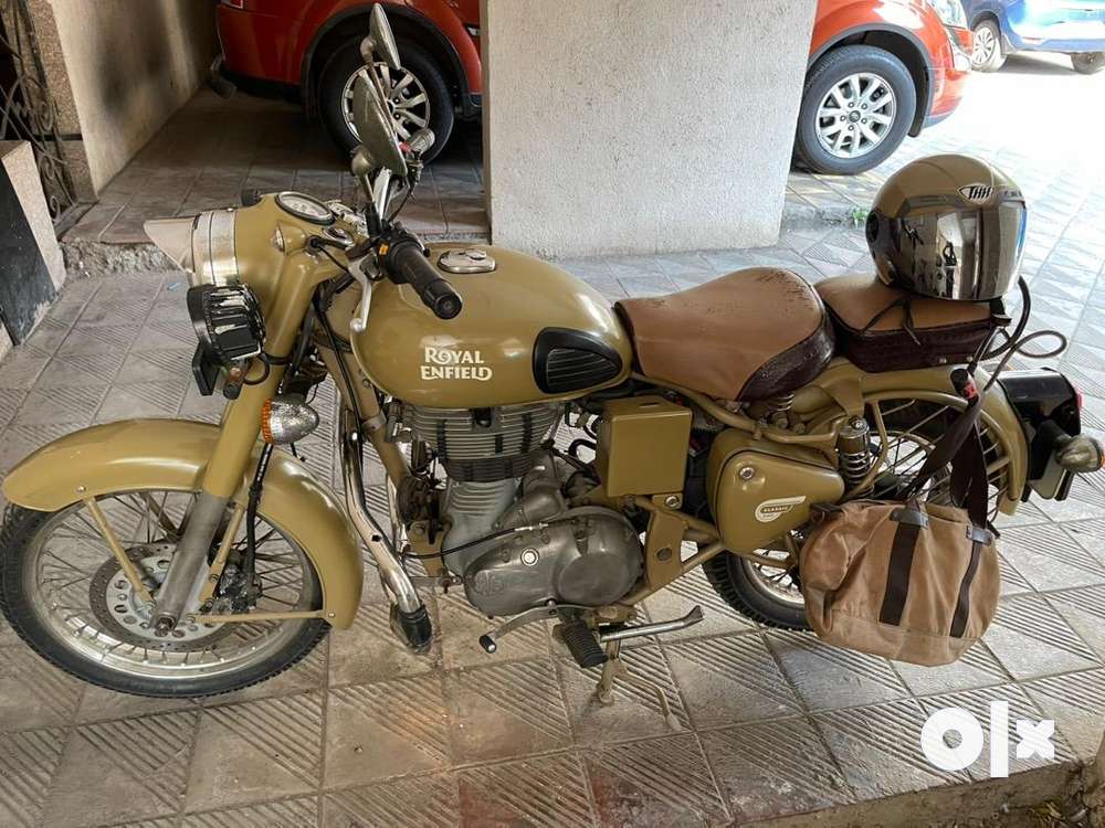 Bullet 500cc army colour price sales