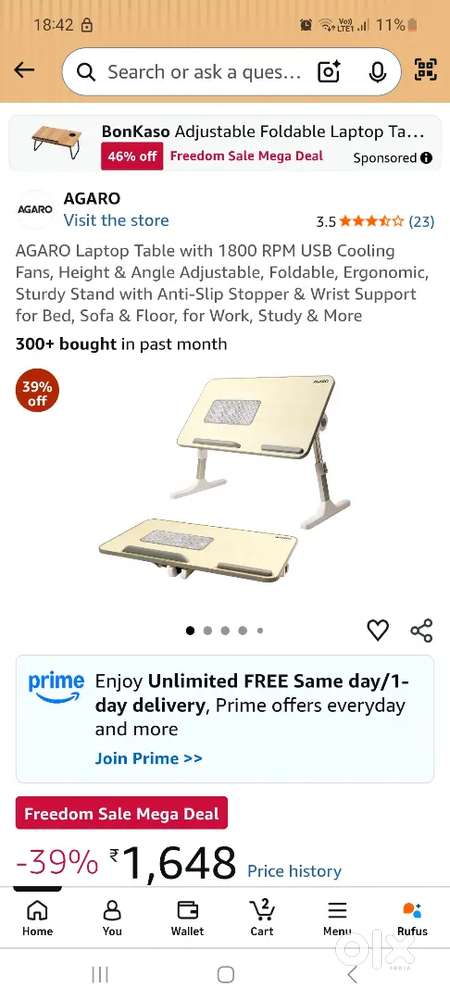 Laptop table