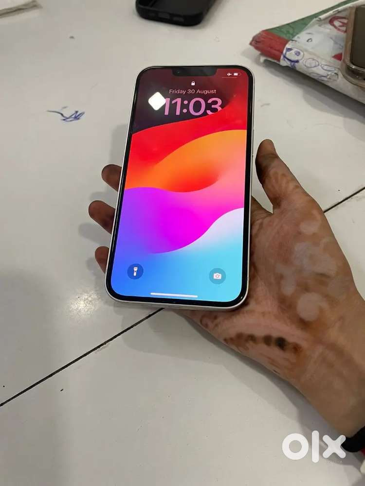 Iphone 13 -128 gb bill box available all good condition