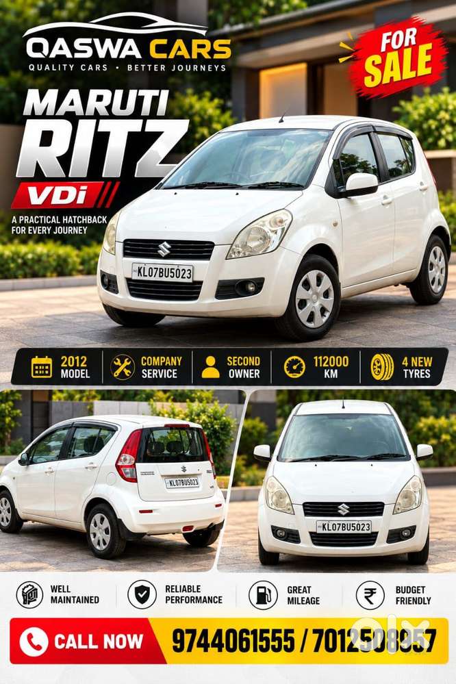 Maruti Suzuki Ritz Vdi, 2012, Diesel