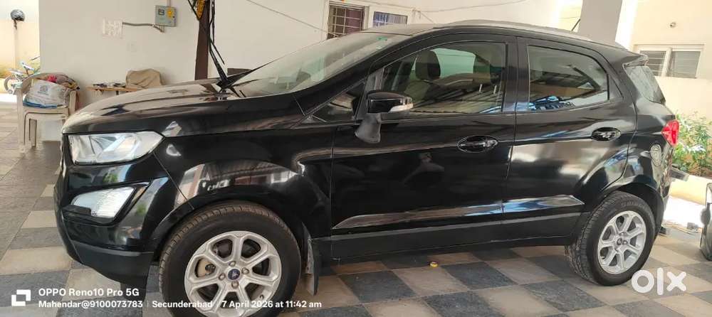 Ford Ecosport 2020 Diesel 80300 Km Driven With Sunroof