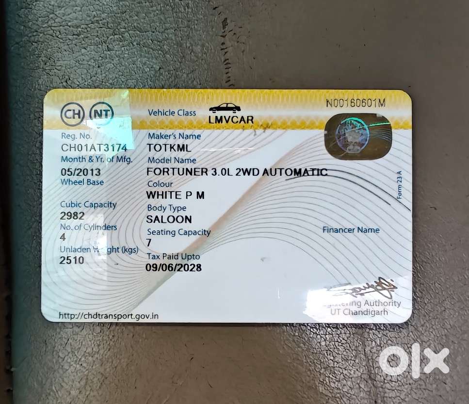 Toyota Fortuner 2013 Petrol Good Condition