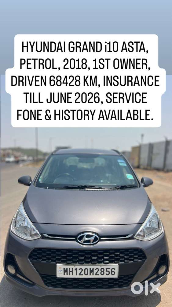 Hyundai Grand I10 Asta 1.2 (o) Vtvt, 2018, Petrol