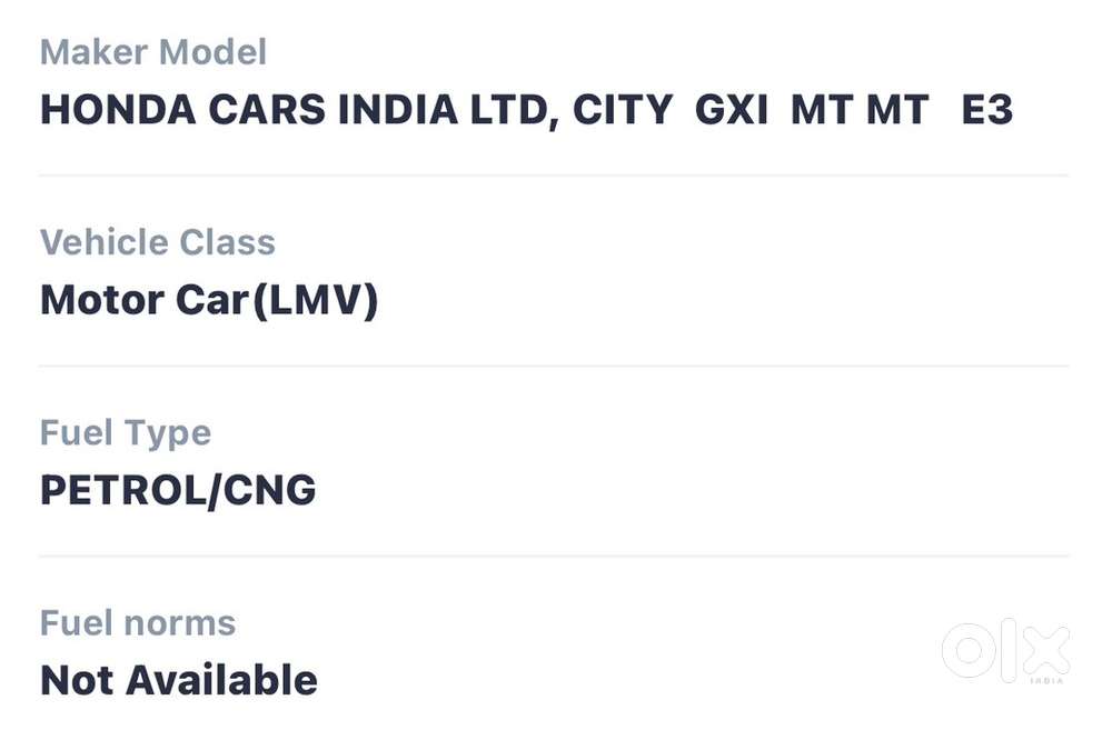 Honda City Zx 2007 Km Driven