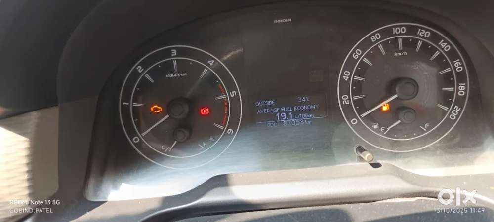 Toyota Innova Crysta 2.4 G Mt 7 Str, 2017, Diesel