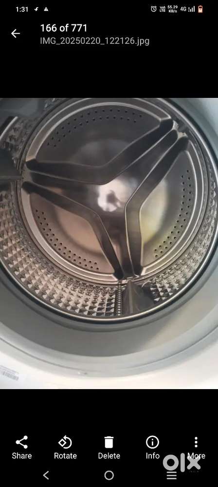 Fully automatic samsung 8kg frent load working