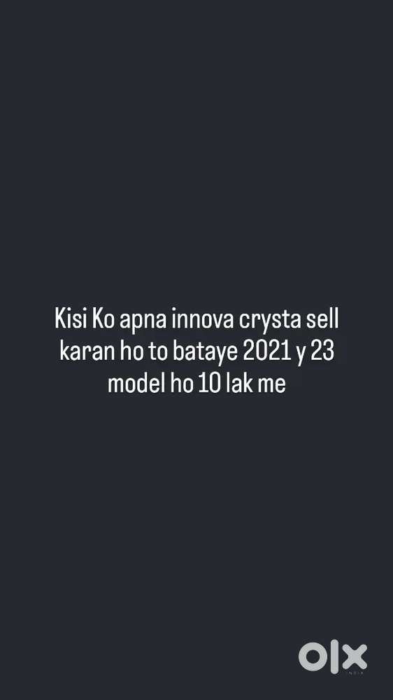 Toyota Innova Crysta 2022 Year