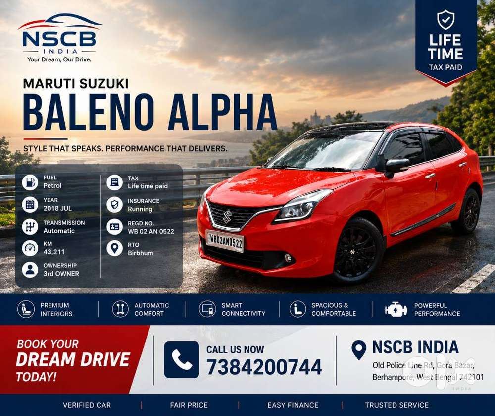 Maruti Suzuki Baleno 1.2 Alpha, 2018, Petrol