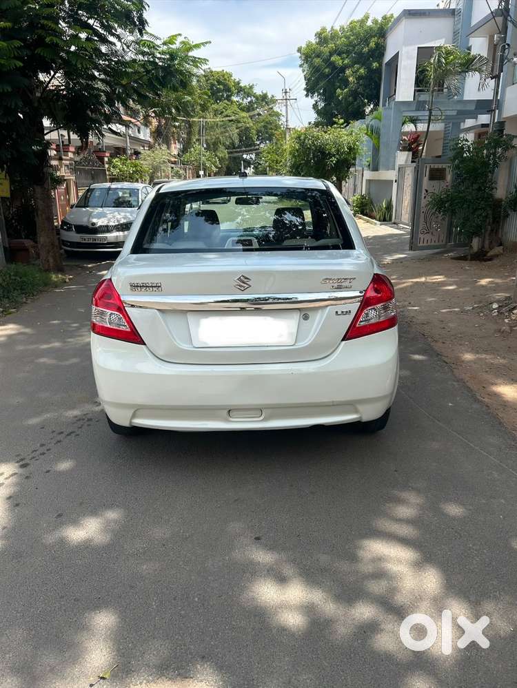 Pearl White Dzire Diesel Car For Sale