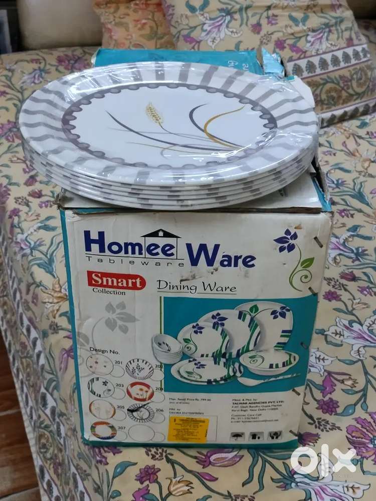 Dinner set mellmoware 38 pc packed unused
