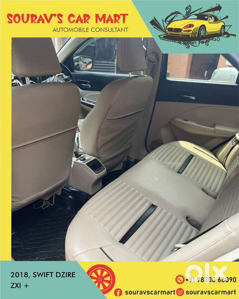 Maruti Suzuki Swift Dzire Zxi + Mt, 2018, Petrol