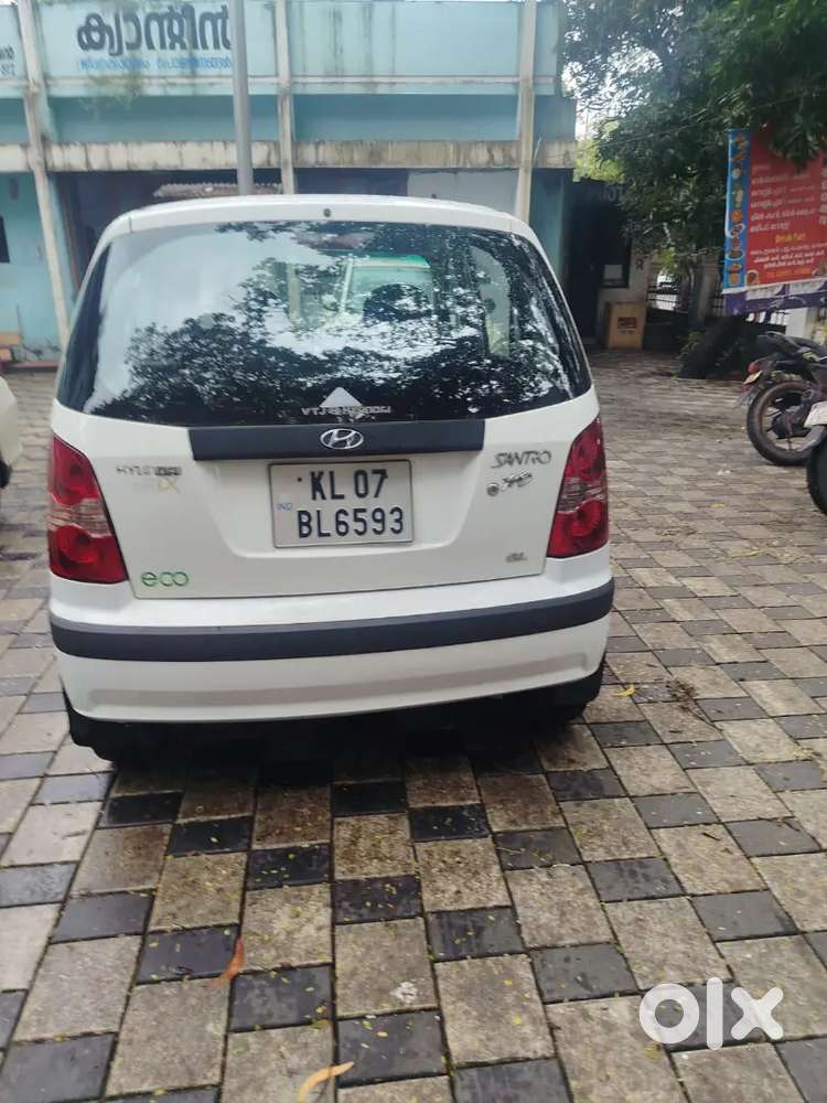 Only 69027 Km Driven Santro (hyundai )lpg/ Patrol Car 2009 Model Car