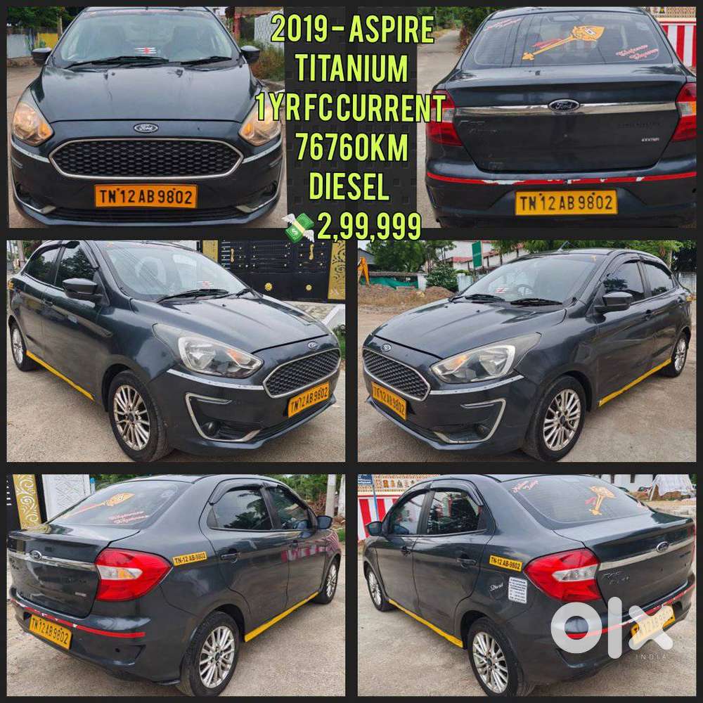 Ford Aspire Titatinium Blu Tdci, 2019, Diesel