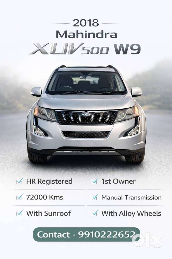 Mahindra Xuv500 W9, 2018, Diesel