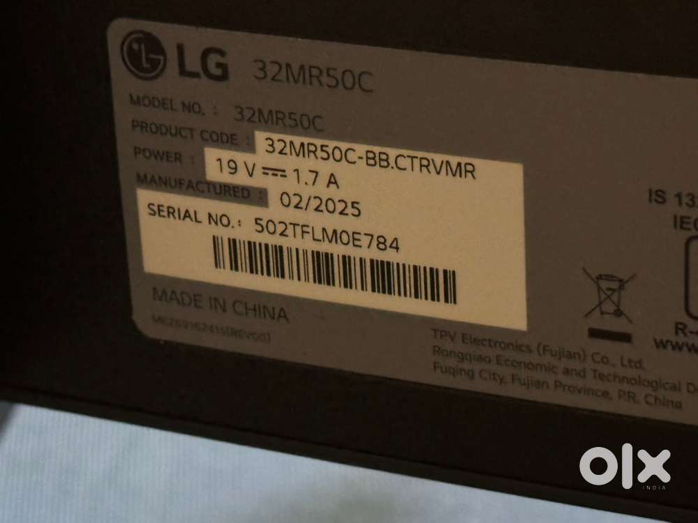 Lg monitor 32inc