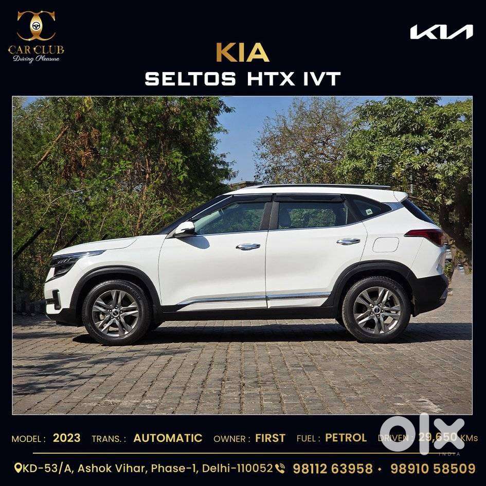 Kia Seltos 1.5 Htx Ivt Petrol Anniversary Edition, 2023, Petrol