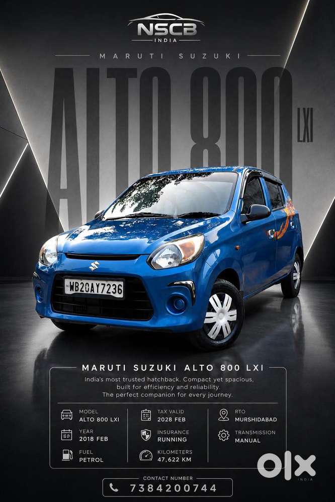 Maruti Suzuki Alto 800 Lxi, 2018, Petrol
