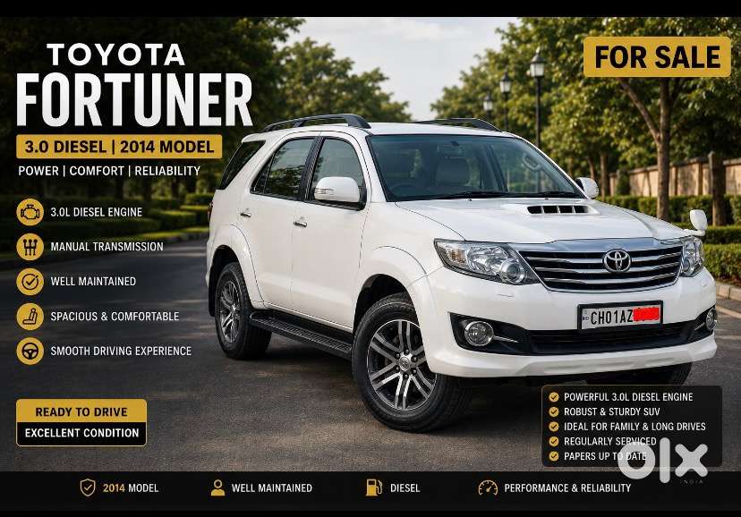 Toyota Fortuner Diesel 2014