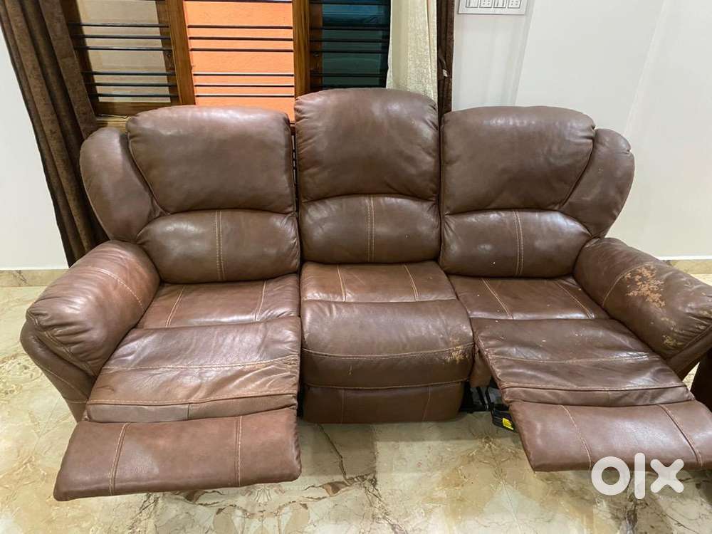 Leather Sofa Buy Sell Used Furniture in Bengaluru OLX