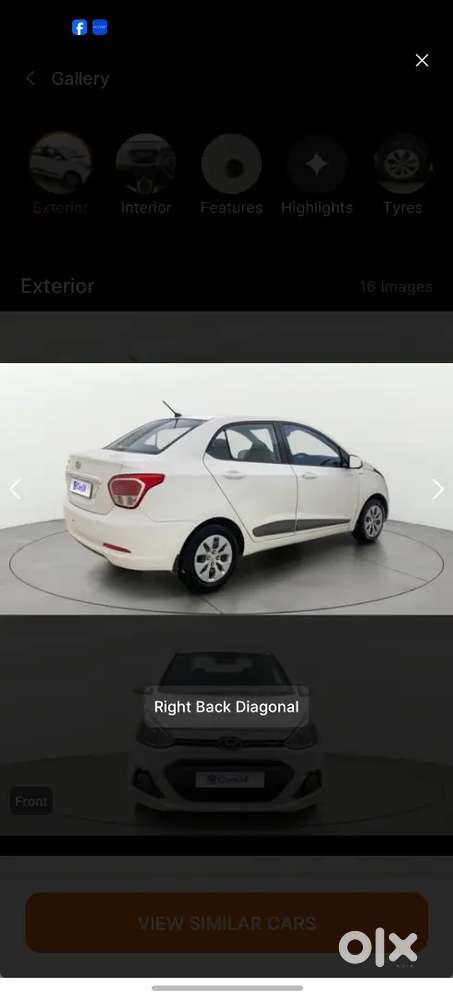 Hyundai Xcent 2015 Petrol 77400 Km Driven