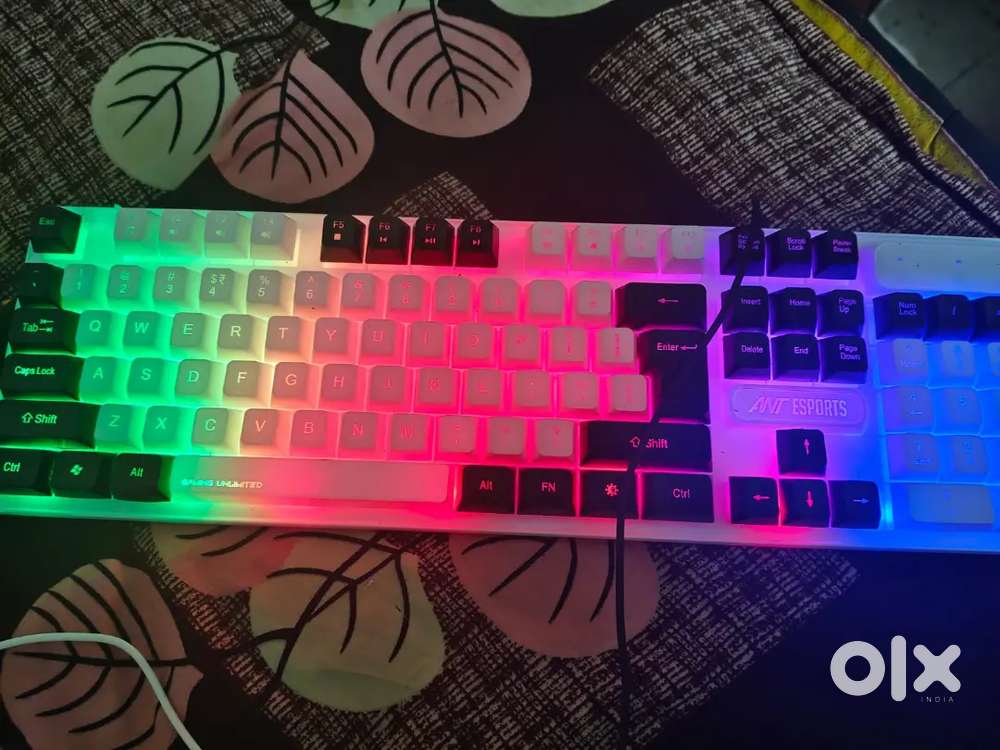 Gaming Keyboard + Mouse Combo ₹850 | RGB | Wired | Like New Used 1week
