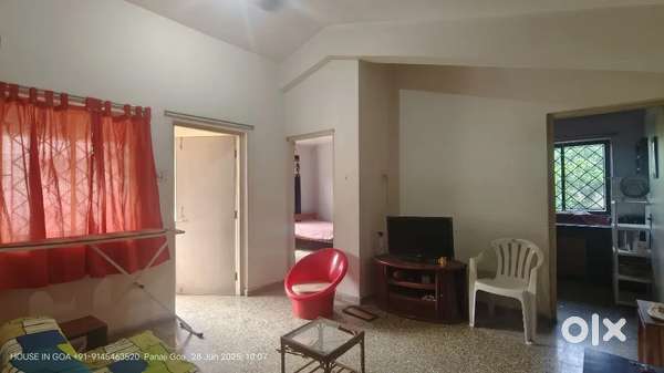 Rental Furnished 1bhk flat in Ribandar Old Goa Bypass Road