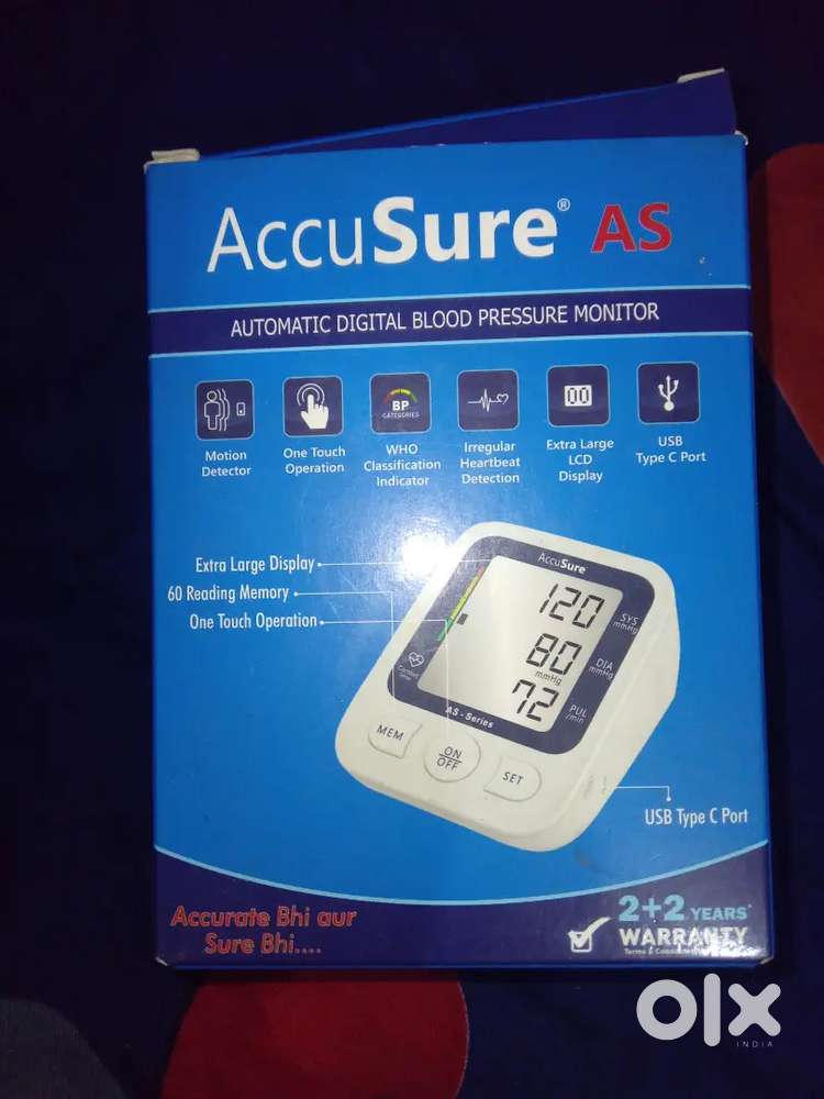 New Accu sure Automatic Digital Blood Pressure Monitor