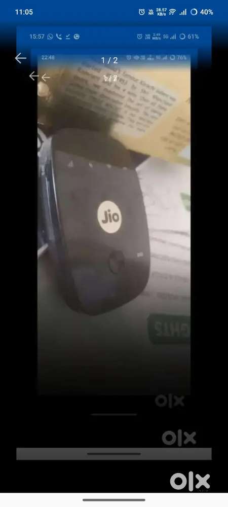 JioFi 4G Wi-Fi Hotspot &ndash; Good Working Condition
