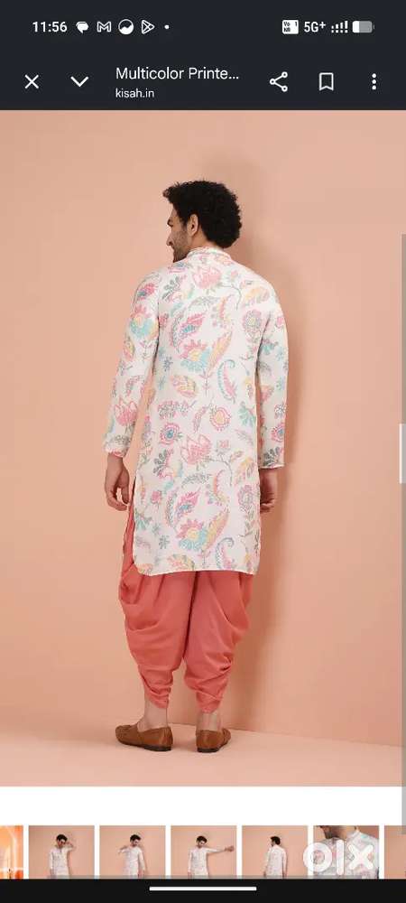 Designer Multicolor Floral Kurta