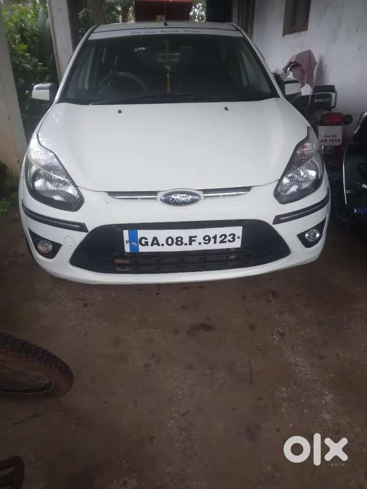 White Ford Figo