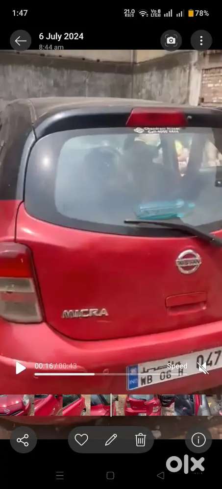 Nissan Micra 2011 Manual Petrol All Paper Failed..tax Failed.