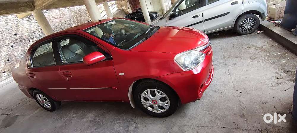 Toyota Etios (red) - Hp 03 Registered - Well Maintained Car For Sale