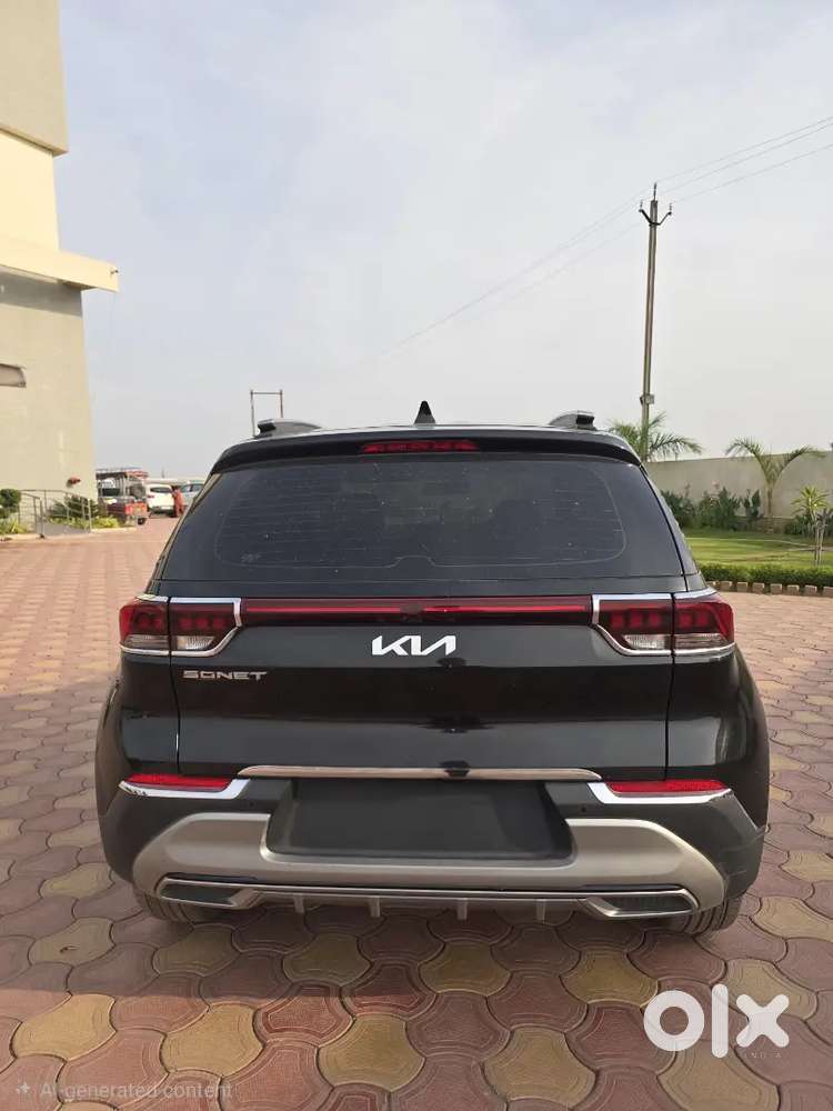 2021 Kia Sonet Htx Diesel (black)  1st Owner  Sunroof