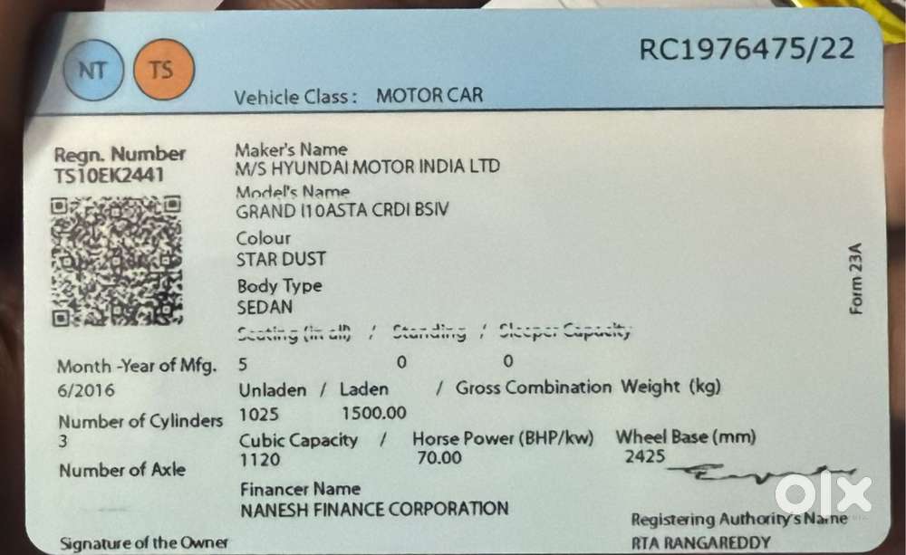 Hyundai Grand I10 1.2 Crdi Asta, 2016, Diesel