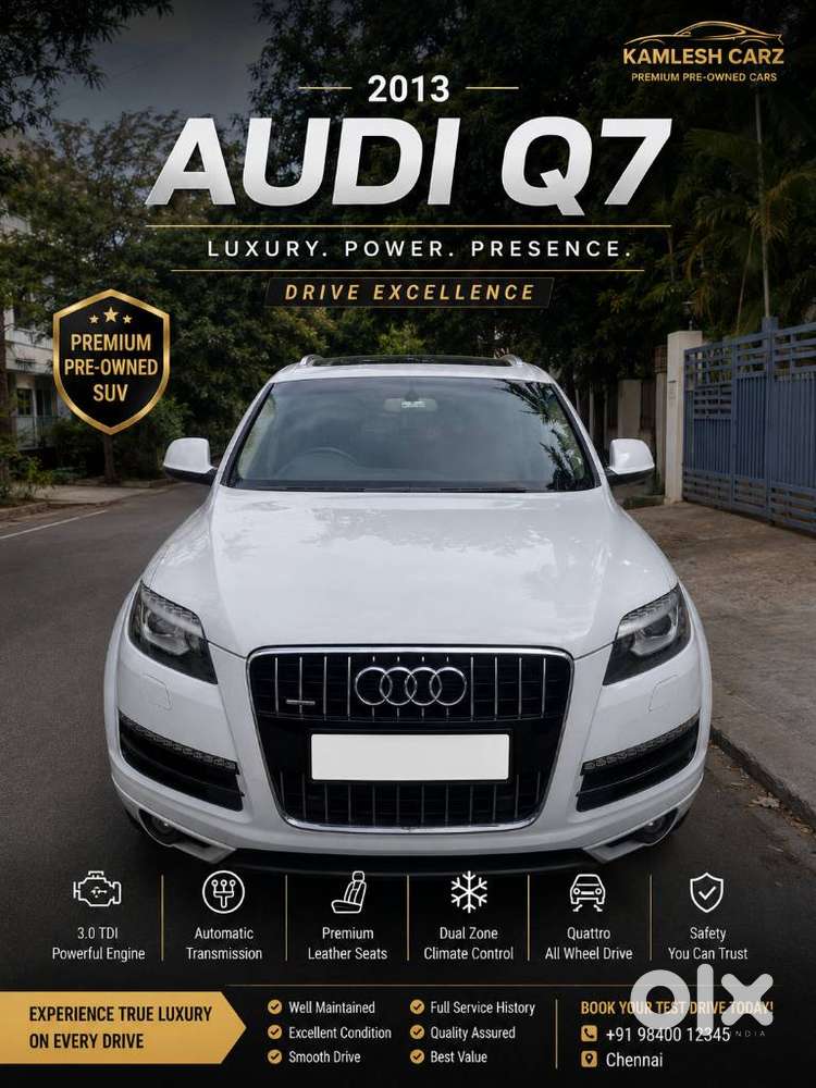 Audi Q7 3.0 Tdi Quattro, 2013, Diesel
