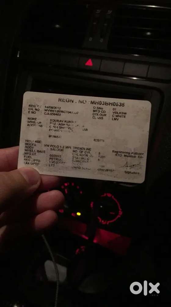 Volkswagen Polo Petrol Trendline 2012