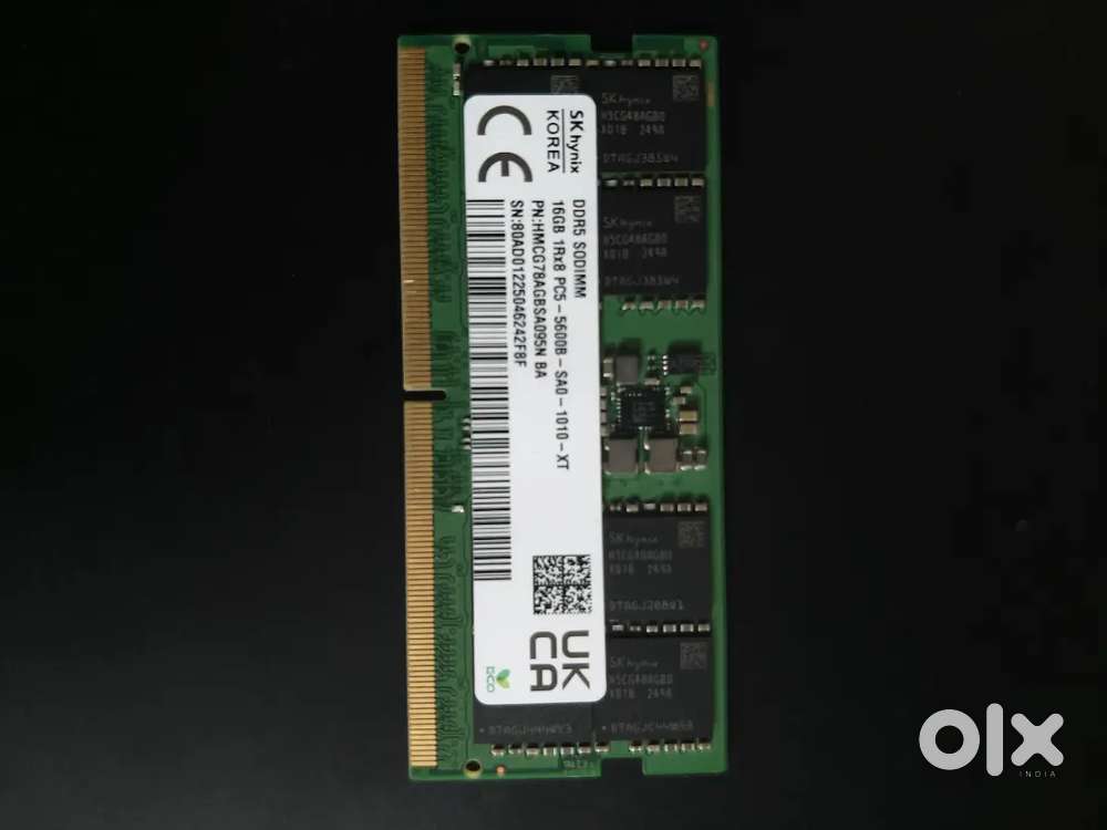 DDR5 SODIMM 16GB RAM 1Rx8 PC5-5600B-SAO-1010-XT - Hard Disks