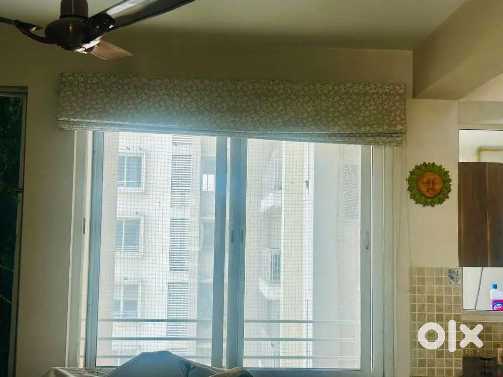 3 Roman window curtains +2 sets blackout curtain