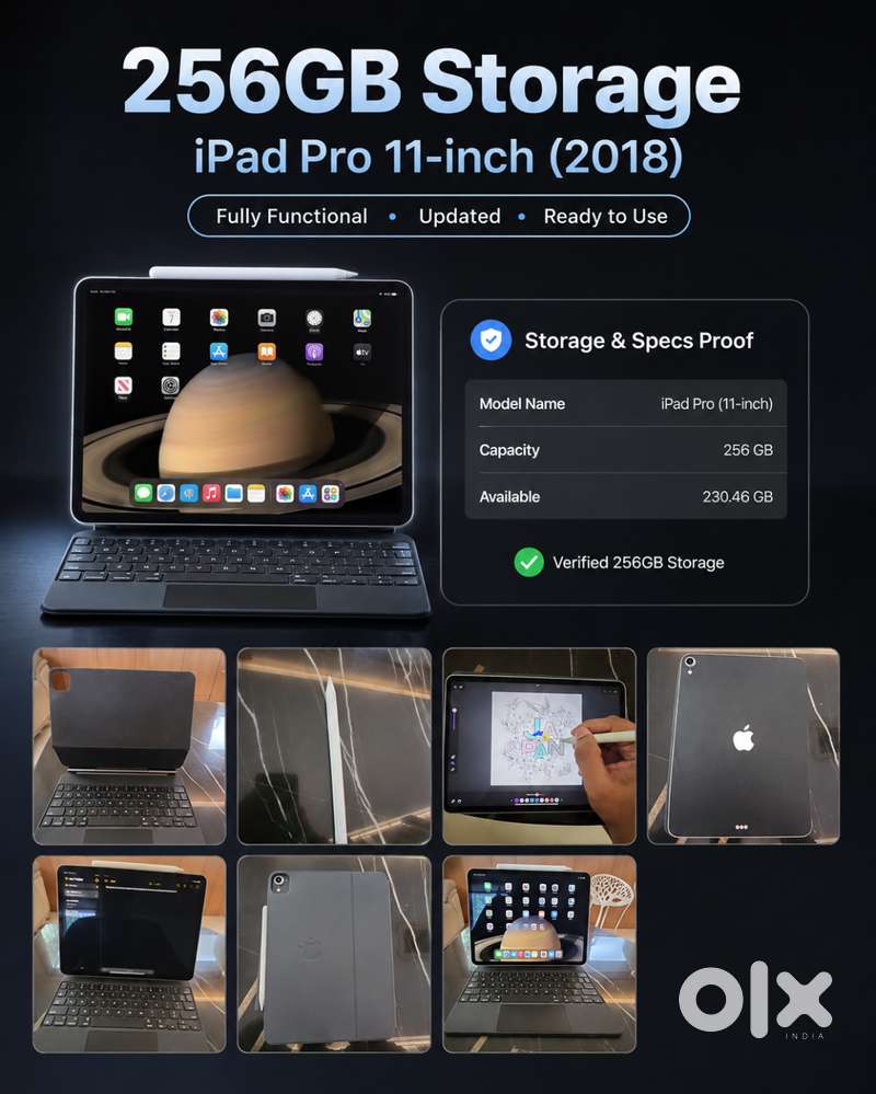 iPad Pro 11-inch 256GB (2018 model) + Magic Keyboard + Apple