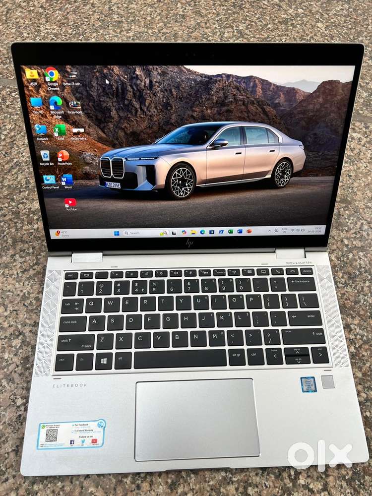 Hp i7 Laptop very High Speed like new win 11 pro ips display like new