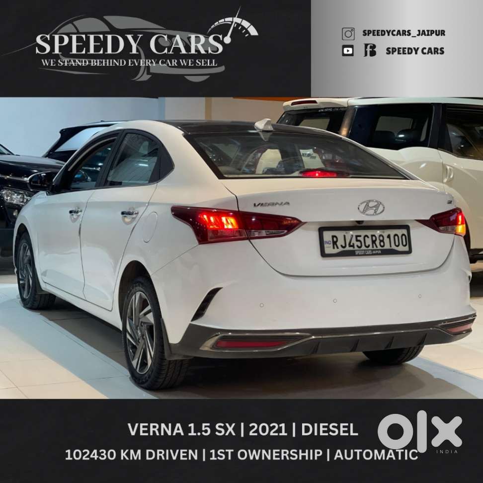 Hyundai Verna 1.5 Sx Diesel At, 2021, Diesel