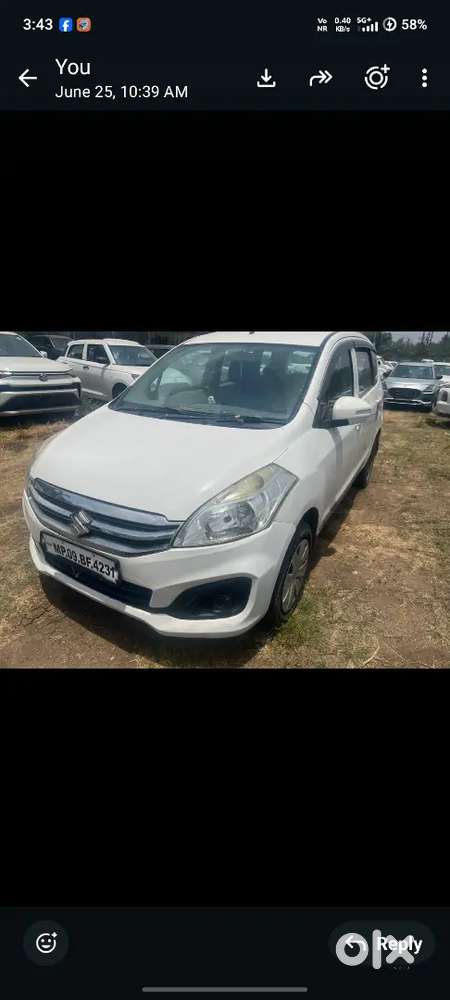 2017 Maruti Suzuki Ertiga 2nd Owner
