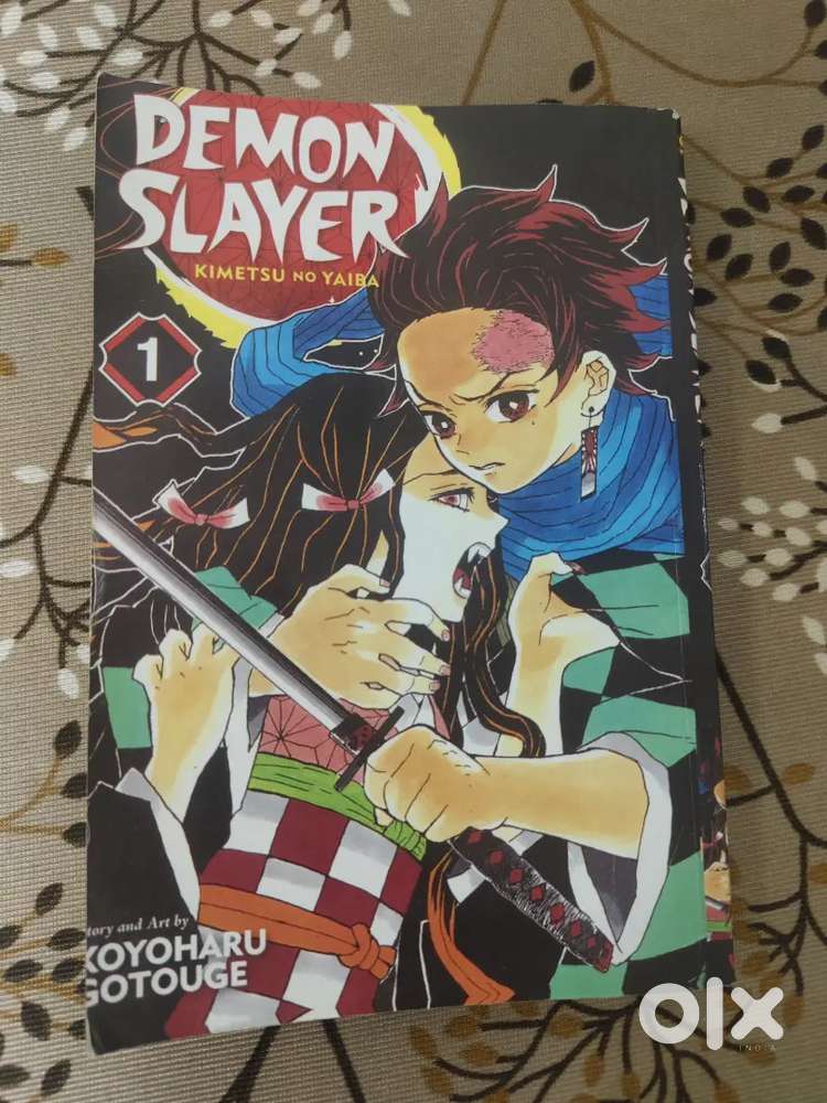 Original Demon Slayer Volume 1 Manga VIZ Media Good Condition